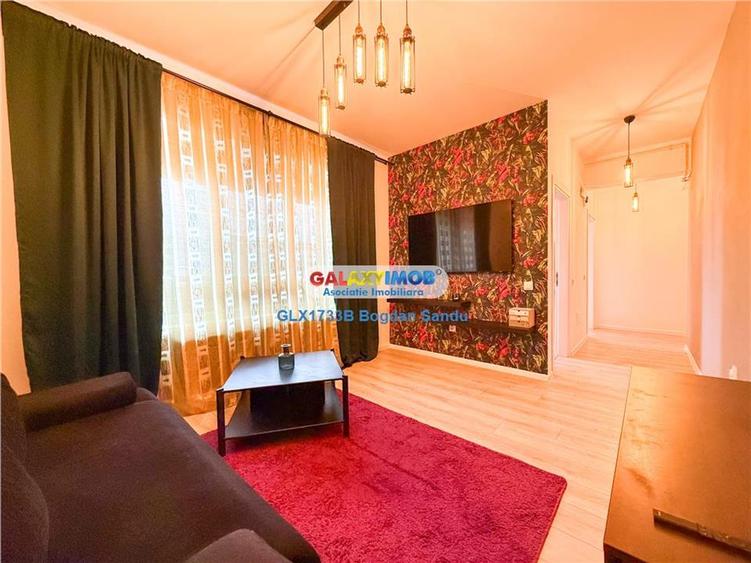Apartament cu 2 camere semidecomandat, mobilat în Militari