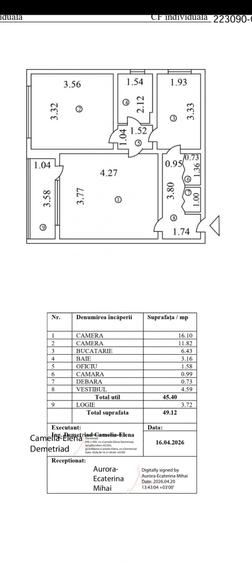 Apartament cu 2 camere circular în Drumul Taberei