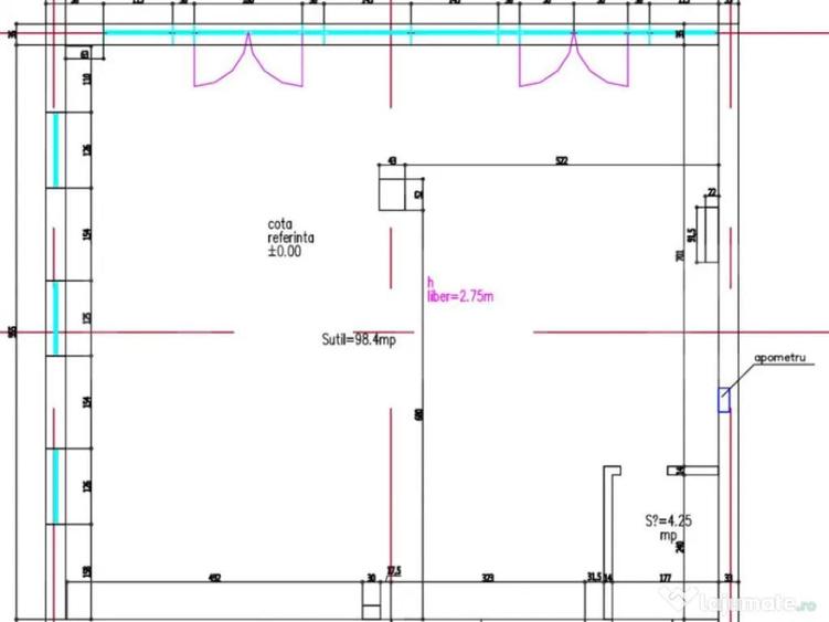 Spa?iu comercial, 103 mp, zona Borhanci - 2