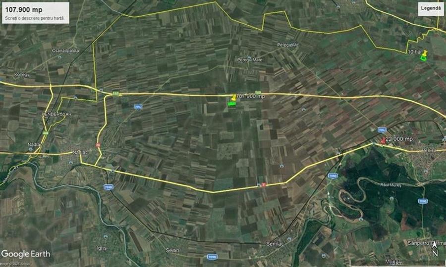 Teren agricol 10 ha, Peregul Mare, langa autostrada - 3
