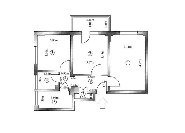 Apartament 3 camere decomandat - Piata Progresul - Soseaua Giurgiului - 2