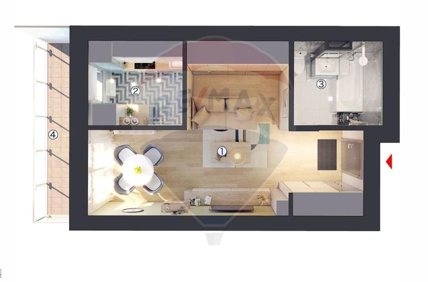 Vanzare garsoniere in zona Theodor Pallady - 8