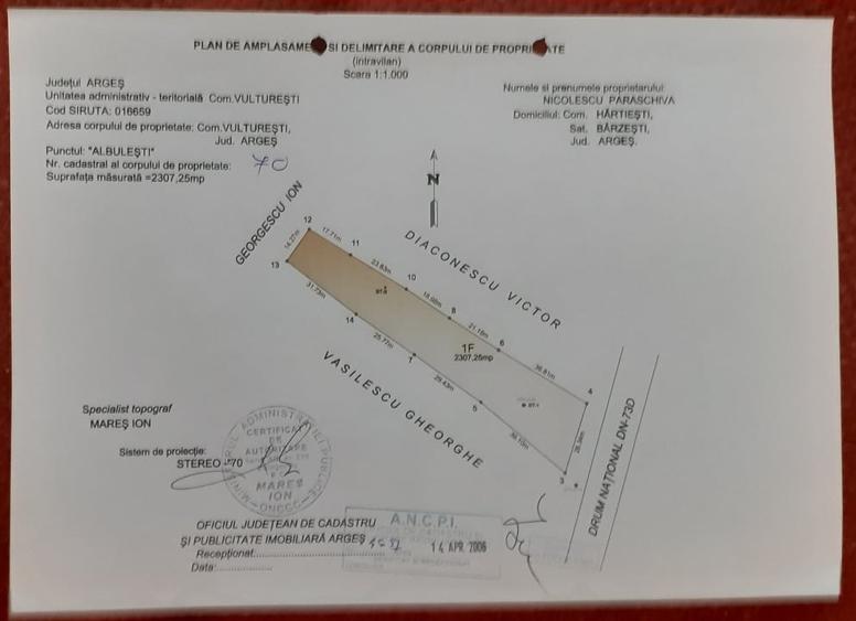 Teren intravilan, Cadastru și Studiu Geotehnic - 2