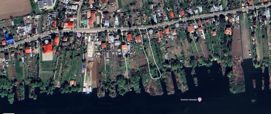 Teren 2000 mp cu deschidere 20 m la Lac Snagov  /  Zona Premium in Dezvoltare - 1