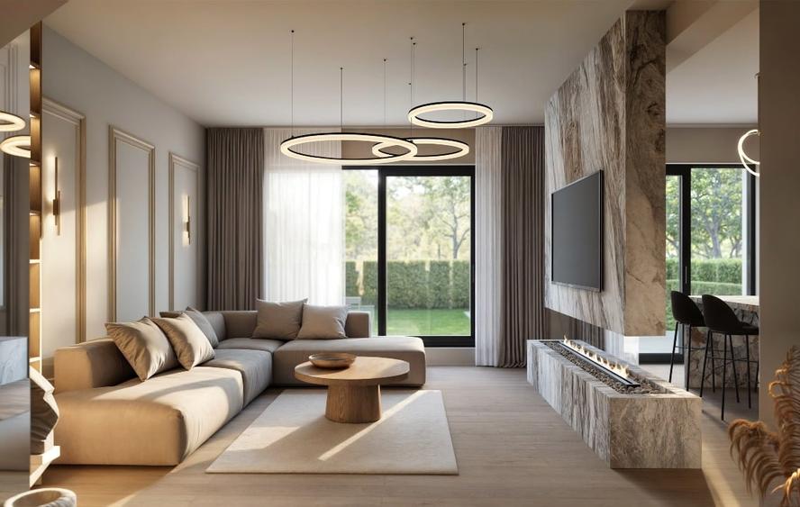 Casă Nouă P+1E cu Pod, Curte Mare și Finisaje de Lux – Acces Rapid la București - 10