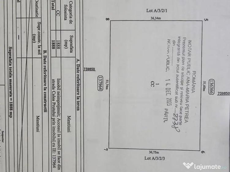 De inchiriat Teren intravilan 2.077 mp zona indus... - 3