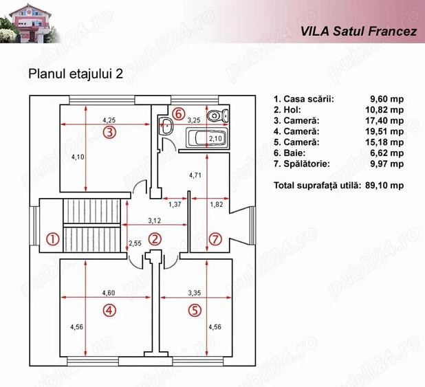 Vila P+2 langa Satul Francez - 19