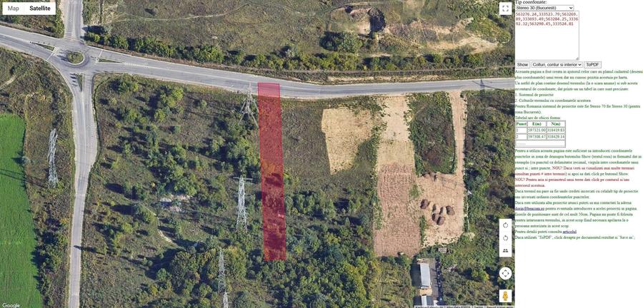Teren de 2400 mp, în Splaiul Unirii