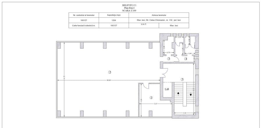 Spatiu de Birou/Comercial 240m2 zona Baza 3 - Calea Chisinaului 132 - 8
