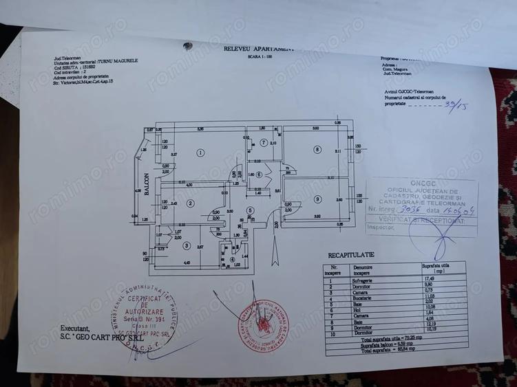 Vand apartament 4 camere - 1