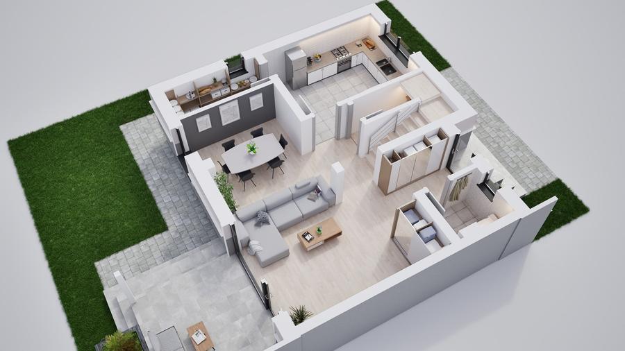 Duplex cu design premium și grădină proprie - 17
