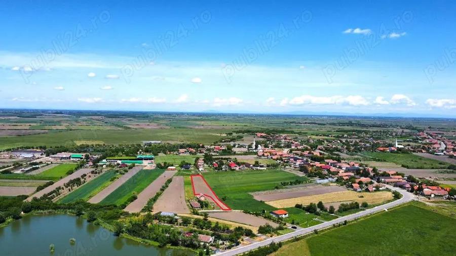 Teren intravilan 2.500 mp in Boghis | Ideal pentru casa sau pensiune | langa balta de pescuit - 1