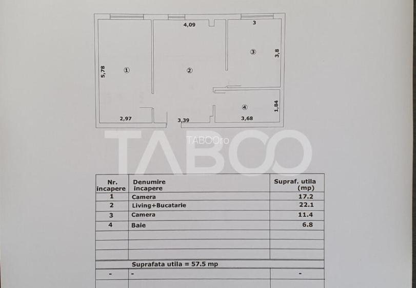 Apartament 3 camere 57 mp utili constructie noua 2025 Apartament 3 camere 57 mp utili constructie noua 2025