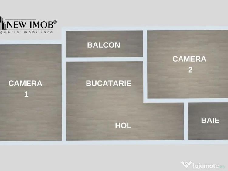 Apartament 2 camere, decomandat in Deva, zona Ultracentral Ion Ceang - 1