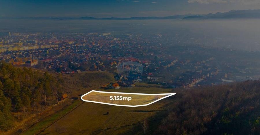 Teren 5,155 mp Codlea / Strada Mihai Eminescu/ Posibilita... - 2