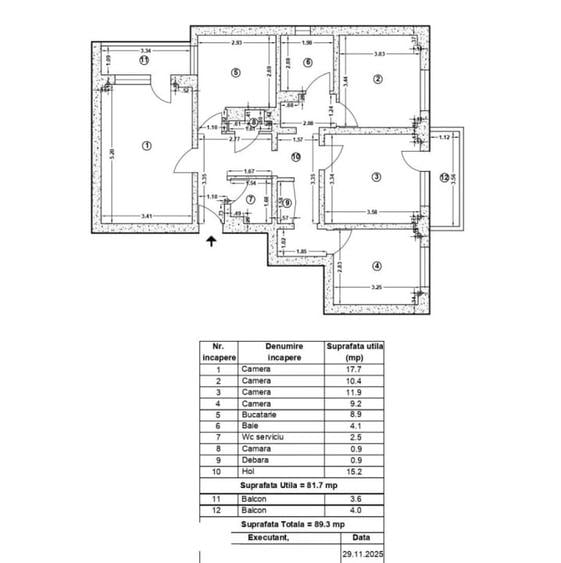 Apartament 4 camere  decomandat/ Tineretului/ Palatul Copiilor - 1