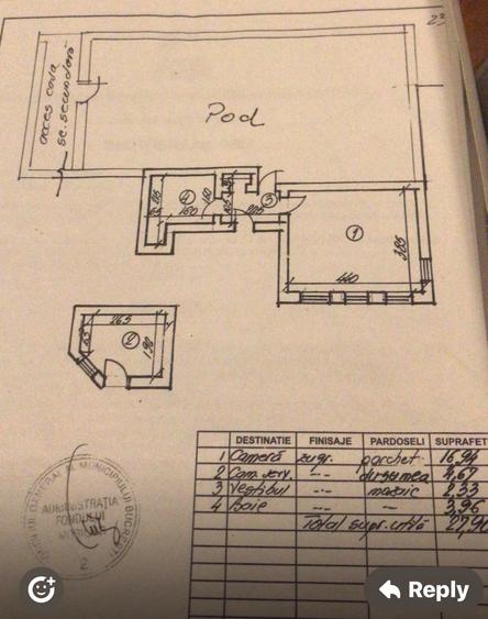 Garsoniera Bd. Dacia, bloc interbelic, risc 2, etajul 5, semimobilata - 11