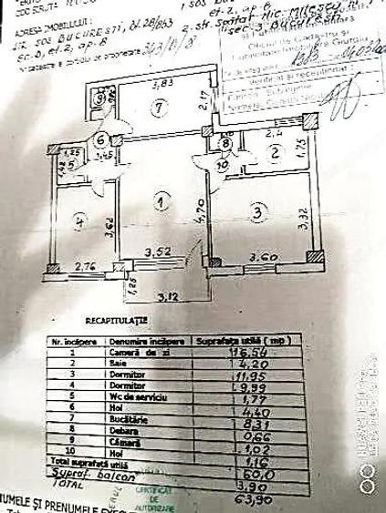 Apartament ETAJ 2 cu 3 camere complet renovat si utilat LA CHEIE - 5