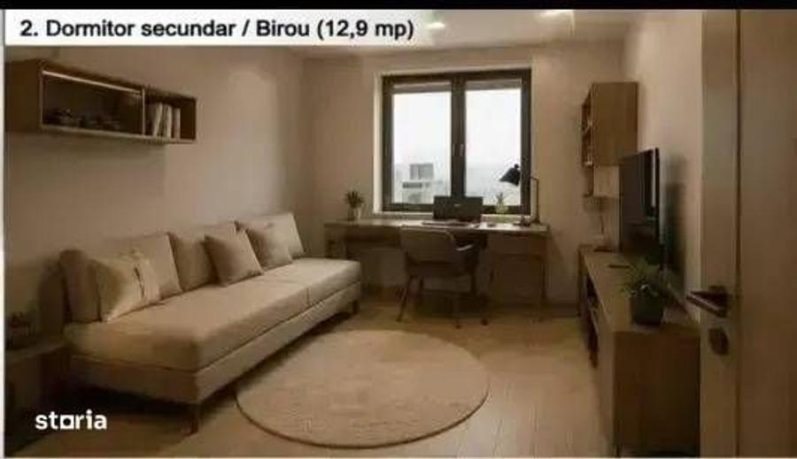 Apartament 3 camere, terasa generoasa, balcon, bloc nou, metrou - 4