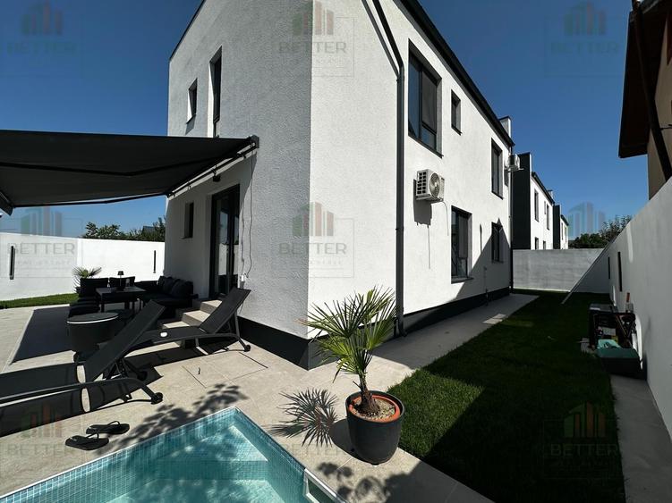 Casa   P+1E - 5 camere - 3 bai  piscina încălzita si curte amenajata Berceni - 2