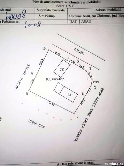 Casa la munte, teren 500 m2, - acces direct din DN12A - Ciobanus, Asau la 8Km de Comanesti - 4