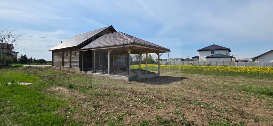 Cabana de vânzare din lemn masiv Mihăilești | 400 mp teren -Potențial investiție - 3