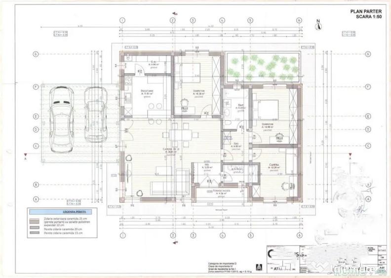 Casa semifinisata individuala 120 mp utili, teren 805 mp, - 13