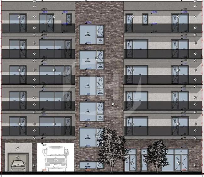 Apartament 3 camere, intermediar,parcare, terasa, zona Piata Abator - 1