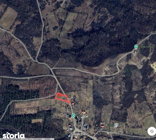 Teren 1400 mp Tome?ti, Str. Vazduh toate utilita?ile, drum asfaltat - 7