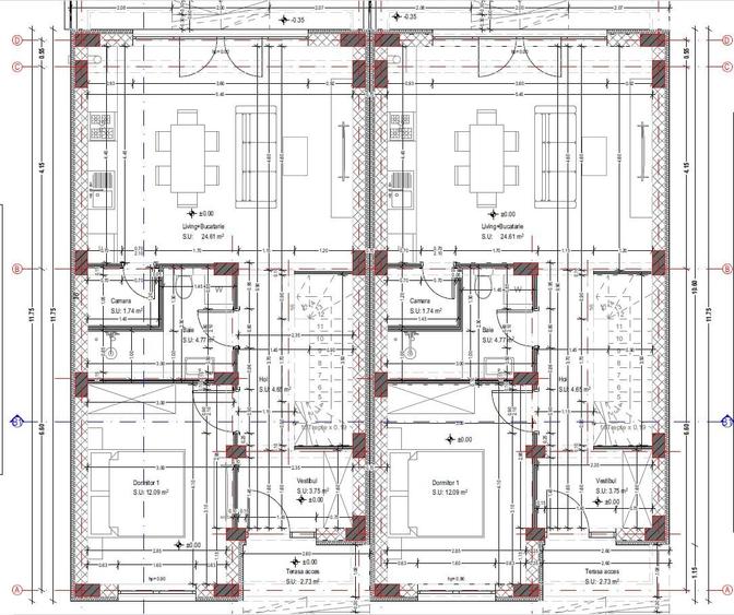 Teren intrav.3000mp(2357m+cota dr)91.92m desch. ,dezmembrat,auth,ctie pe 2loturi - 5
