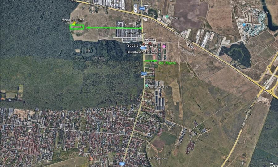 5.000 mp Investitie dezvoltare vile premium Pipera Padura Baneasa - 1