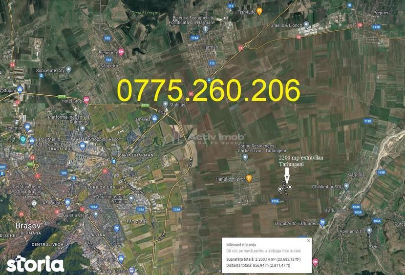 oportunitate, arabil zona de boom imobiliar Izvor, drum acces pietruit - 8