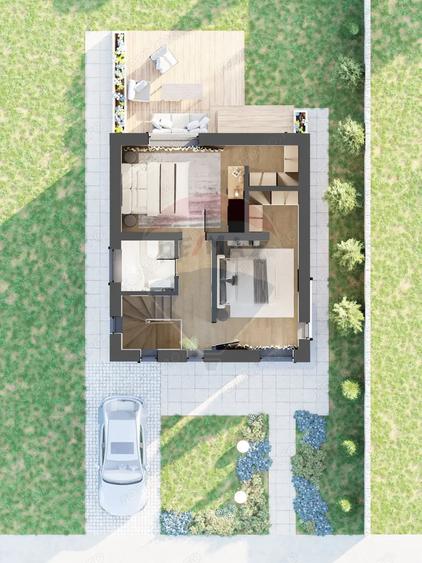VILA ZEN - Casa individuala, noua, trei camere si teren de 430mp - 5