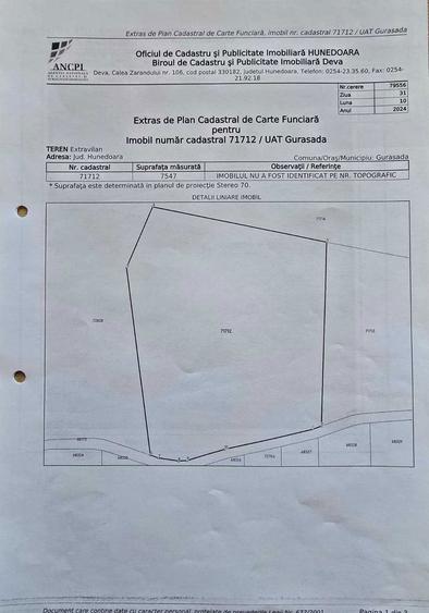Vand teren in loc. Ulies, com. Gurasada, jud. Hunedoara - 2