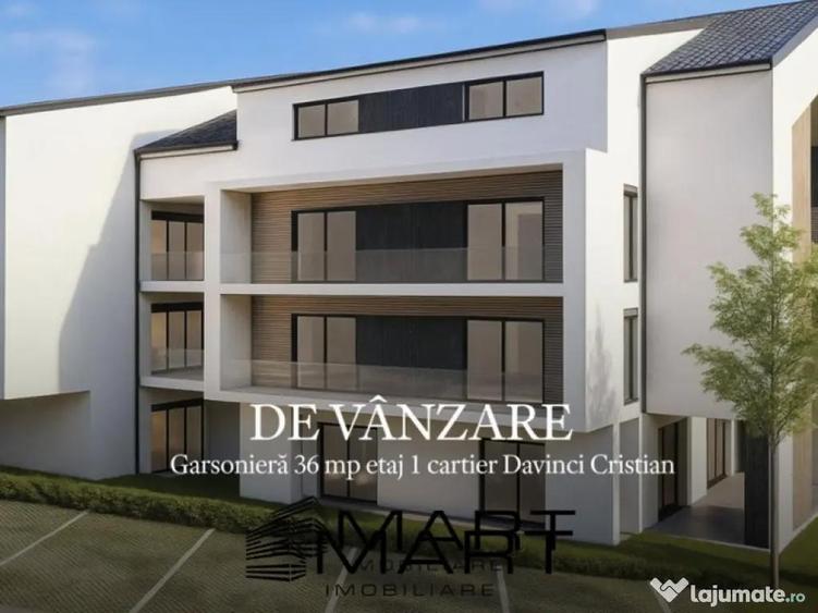 Garsoniera 36 mp etaj 1 cartier Davinci - 9
