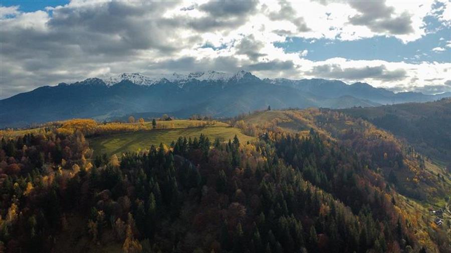 Lot intravilan apreciabil, 1.000 mp, Moieciu, panorama ampla, oportunitate rezid - 2