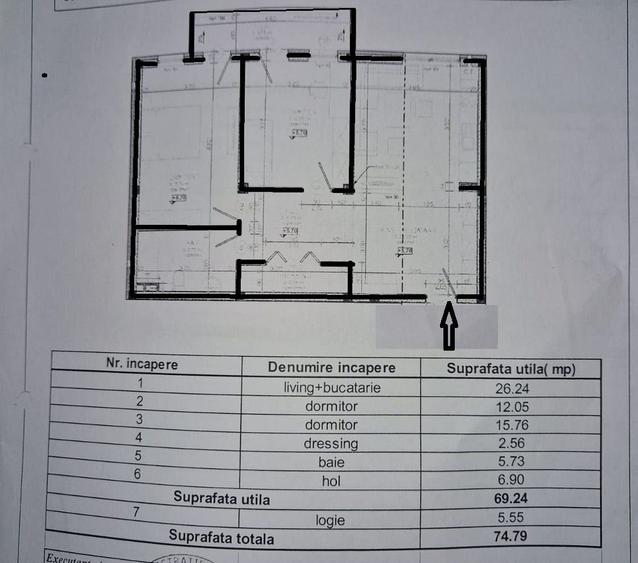 Comision 0% Apartament 3 camere 69 mp, parcare, Floresti str Cetatii - 2