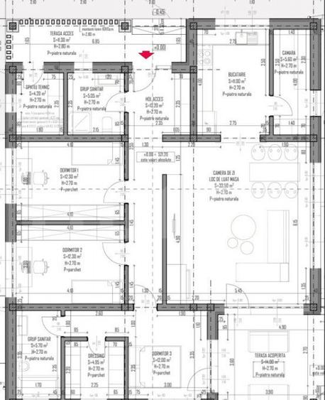 Casa semifinisata pe un nivel, 600mp teren - 5