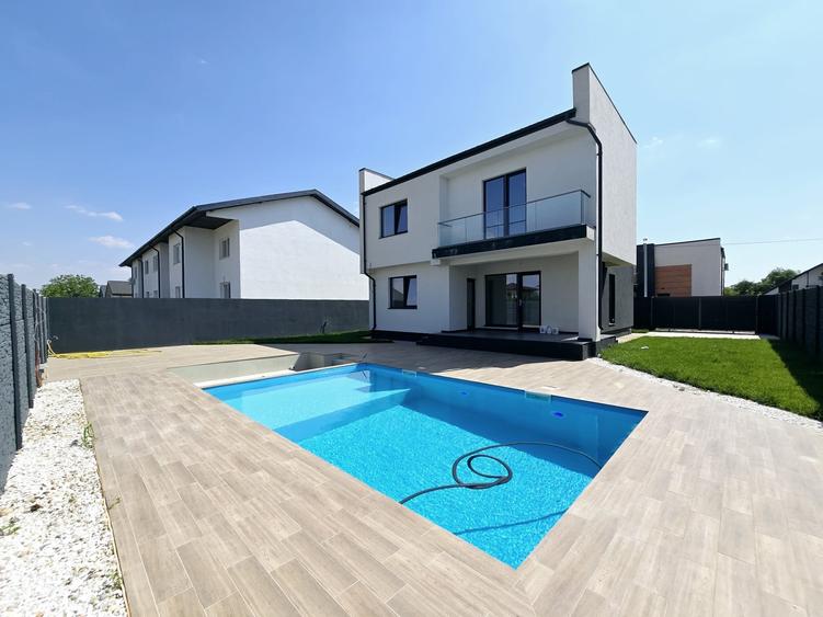 Vila individuala cu piscina si fireplace - 4 camere - 3 bai - dressing - 2