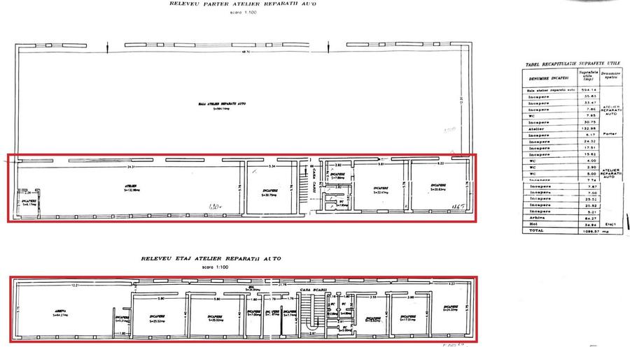 Spatii de inchiriat - Su:500mp - St:3000mp - Platforma betonata 1700mp - 2