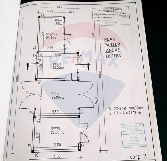 Casă individuală cu 12 camere cu Teren 2869 Mp în Siminicea