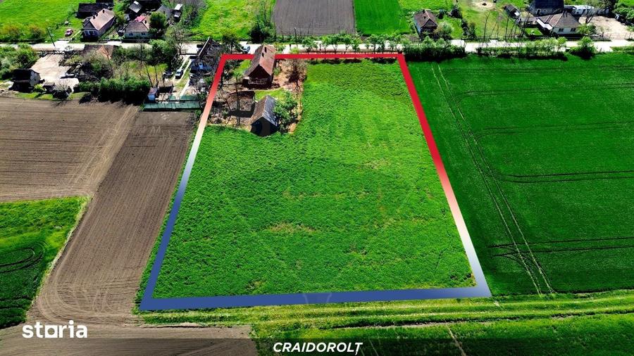 Casă cu 3 camere cu Teren 5000 Mp în Craidorolț