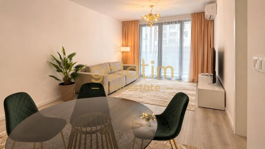 Apartament cu 2 camere decomandat, mobilat în Herăstrău