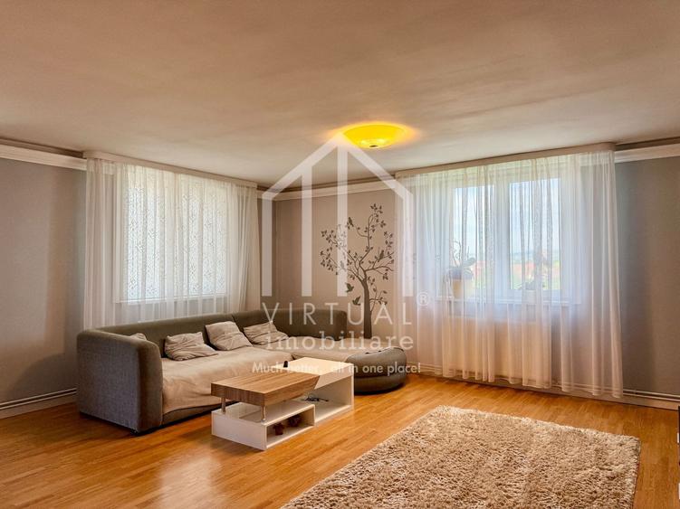 Apartament cu 3 camere semidecomandat, mobilat în Terezian