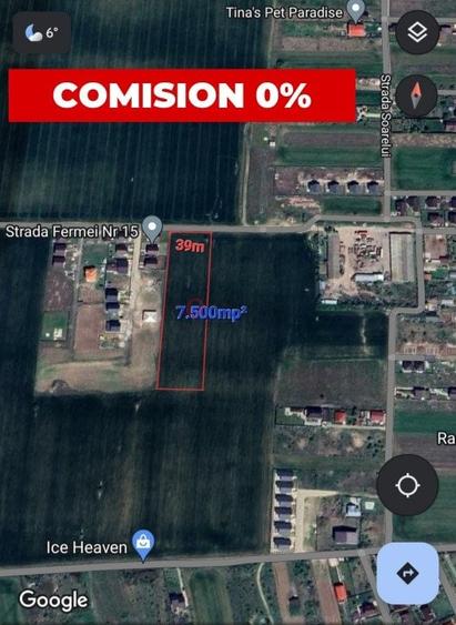 Teren Construcții intravilan de 2500 mp, în Ciorogârla