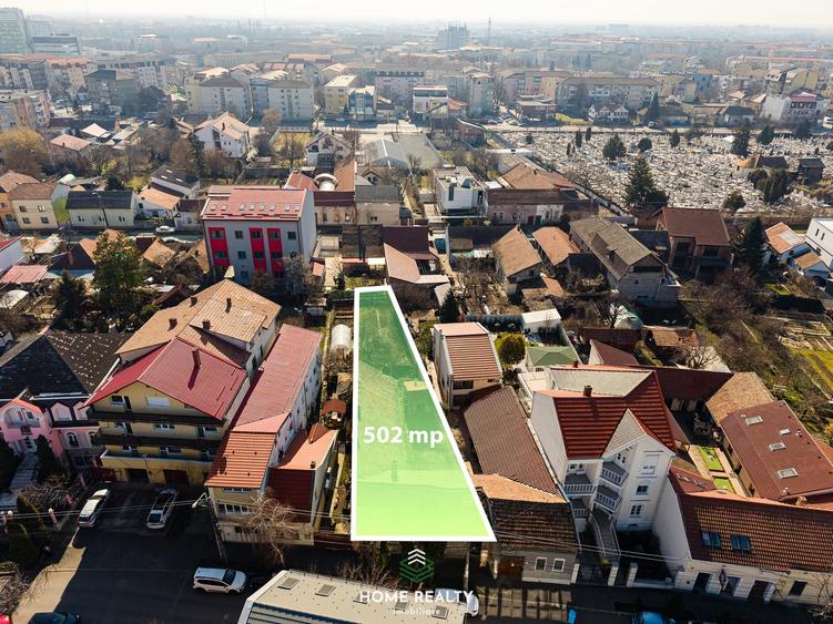 Teren Construcții intravilan de 502 mp, în Elisabetin