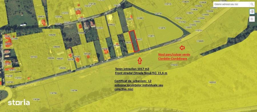 Teren intravilan 1014 m2 strada Noua Cisnadie(continuare strada Lunga) - 4