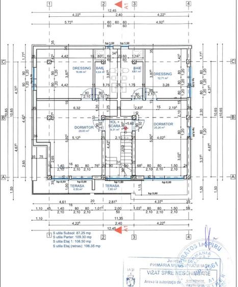 Cladire la rosu din 2018 cu 2 etaje in Copou - Bellevue - 7