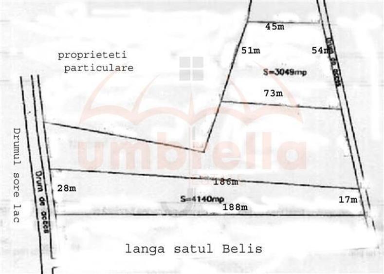 De vanzare in Belis 4.140mp - 3