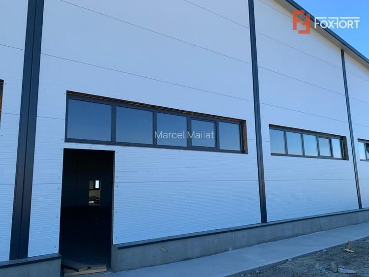 Hala industriala 600 mp, curte 1398 mp, parcare, toate utilitatile - Ghiroda